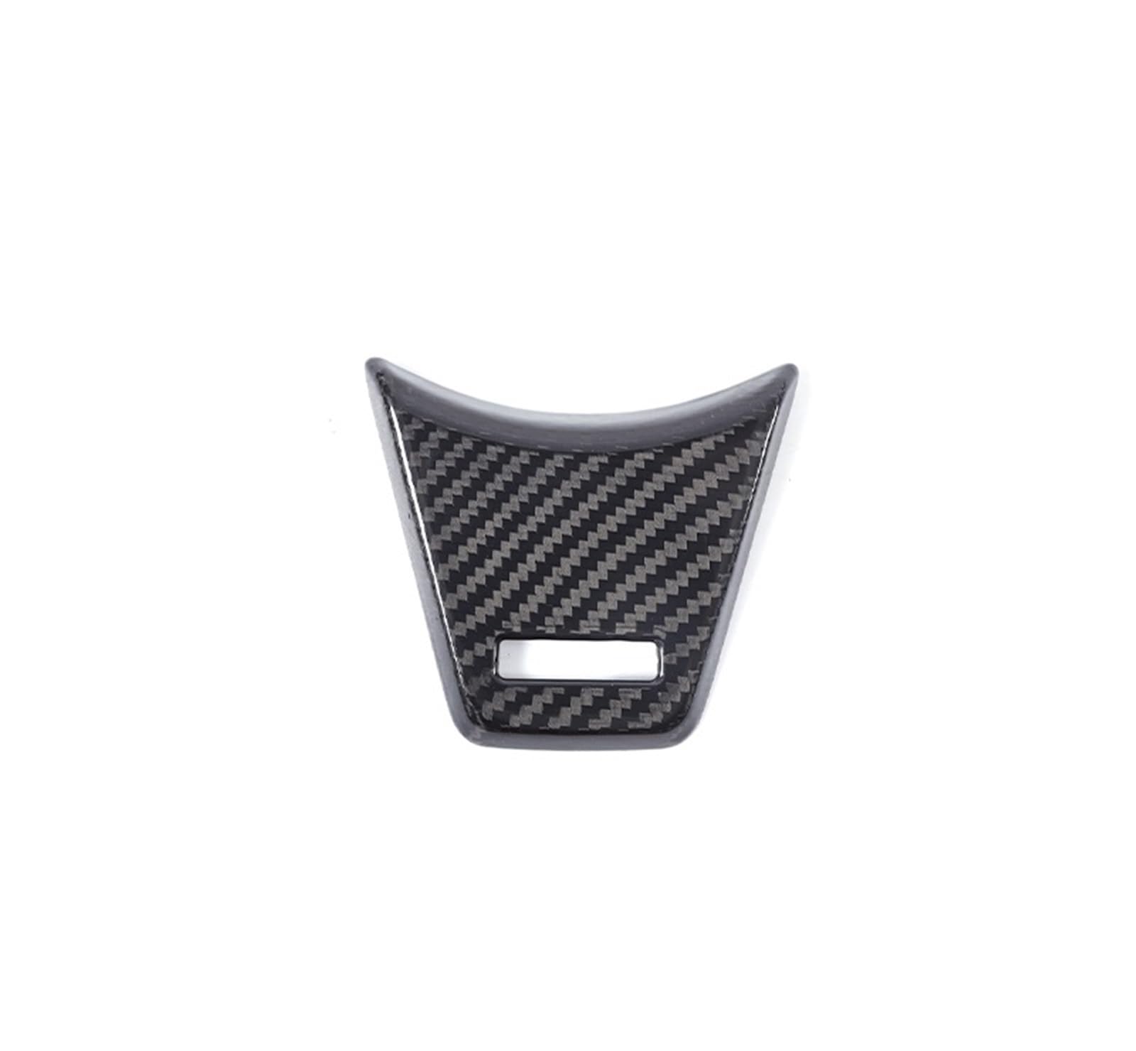 MIENAOC Autoinnendekoration Für Subaru Für WRX 2022 2023 2024/Real Carbon Fiber Auto Lenkrad Taste Panel Abdeckung Trim Aufkleber Auto deko Innenraum(Style G-1pcs) von MIENAOC
