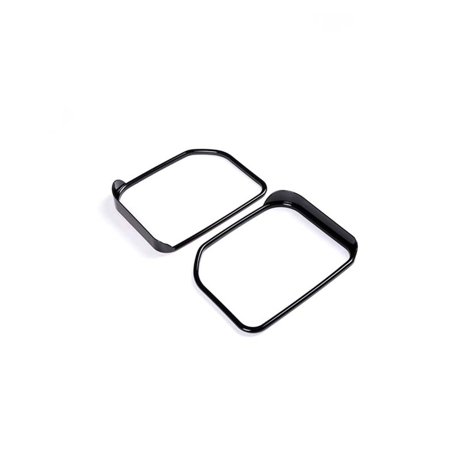 MIENAOC Autoinnendekoration Für Toyota Für FJ Cruiser 2007-2021/Auto Außenspiegel Regen Augenbraue Rahmen Dekorative Aufkleber Auto Zubehör Auto deko Innenraum(Black) von MIENAOC
