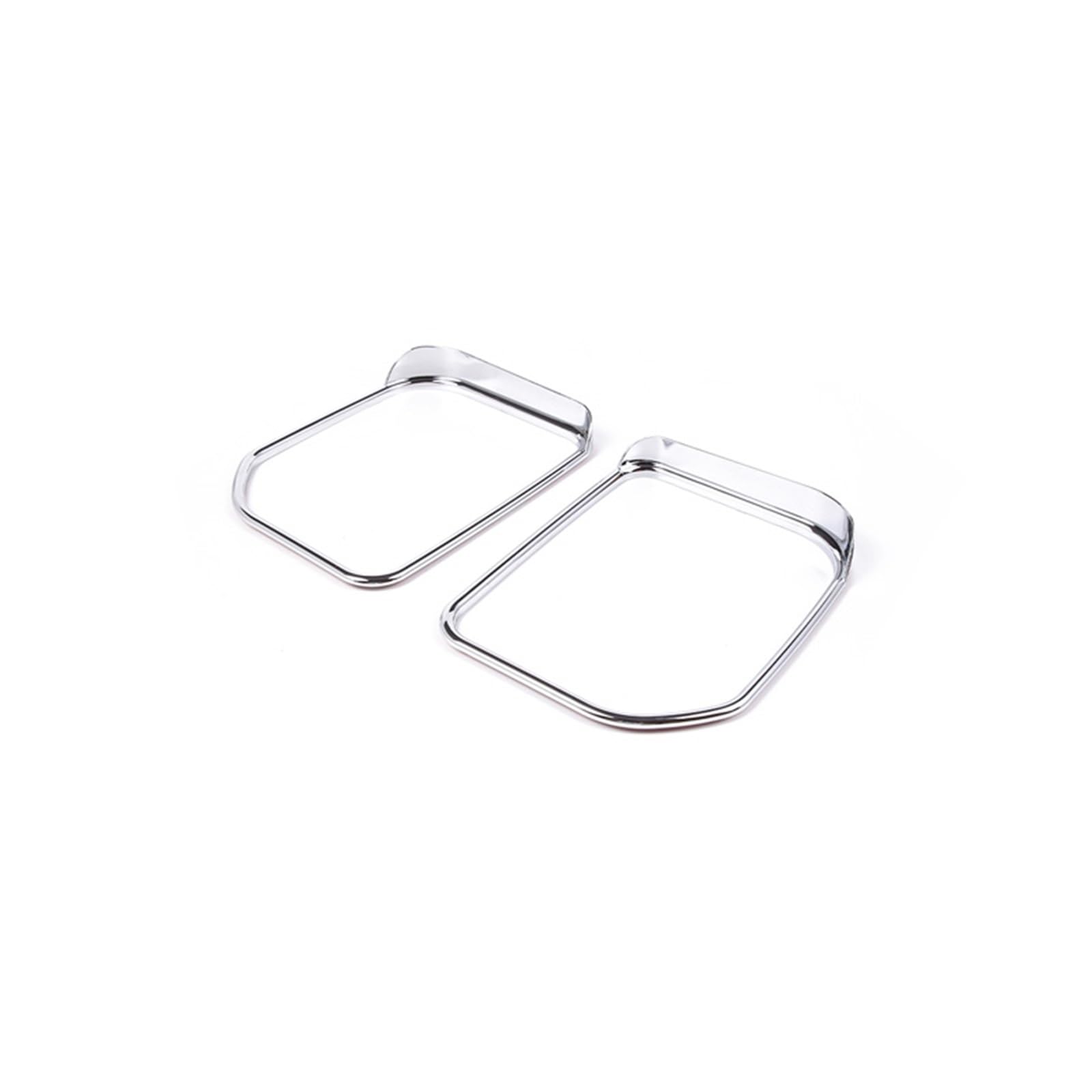 MIENAOC Autoinnendekoration Für Toyota Für FJ Cruiser 2007-2021/Auto Außenspiegel Regen Augenbraue Rahmen Dekorative Aufkleber Auto Zubehör Auto deko Innenraum(Silver) von MIENAOC