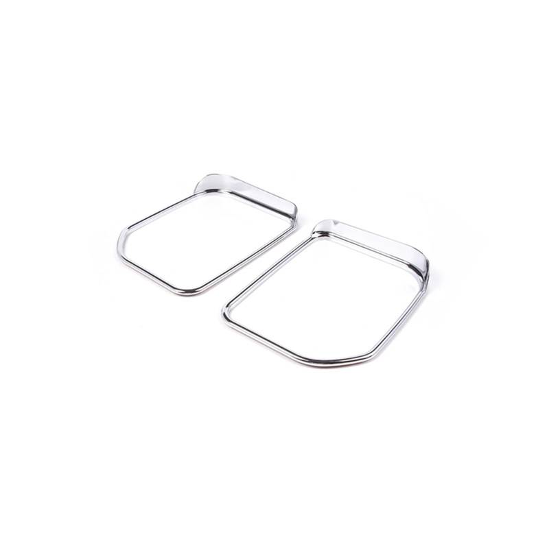 MIENAOC Autoinnendekoration Für Toyota Für FJ Cruiser 2007-2021/Auto Außenspiegel Regen Augenbraue Rahmen Dekorative Aufkleber Auto Zubehör Auto deko Innenraum(Silver) von MIENAOC