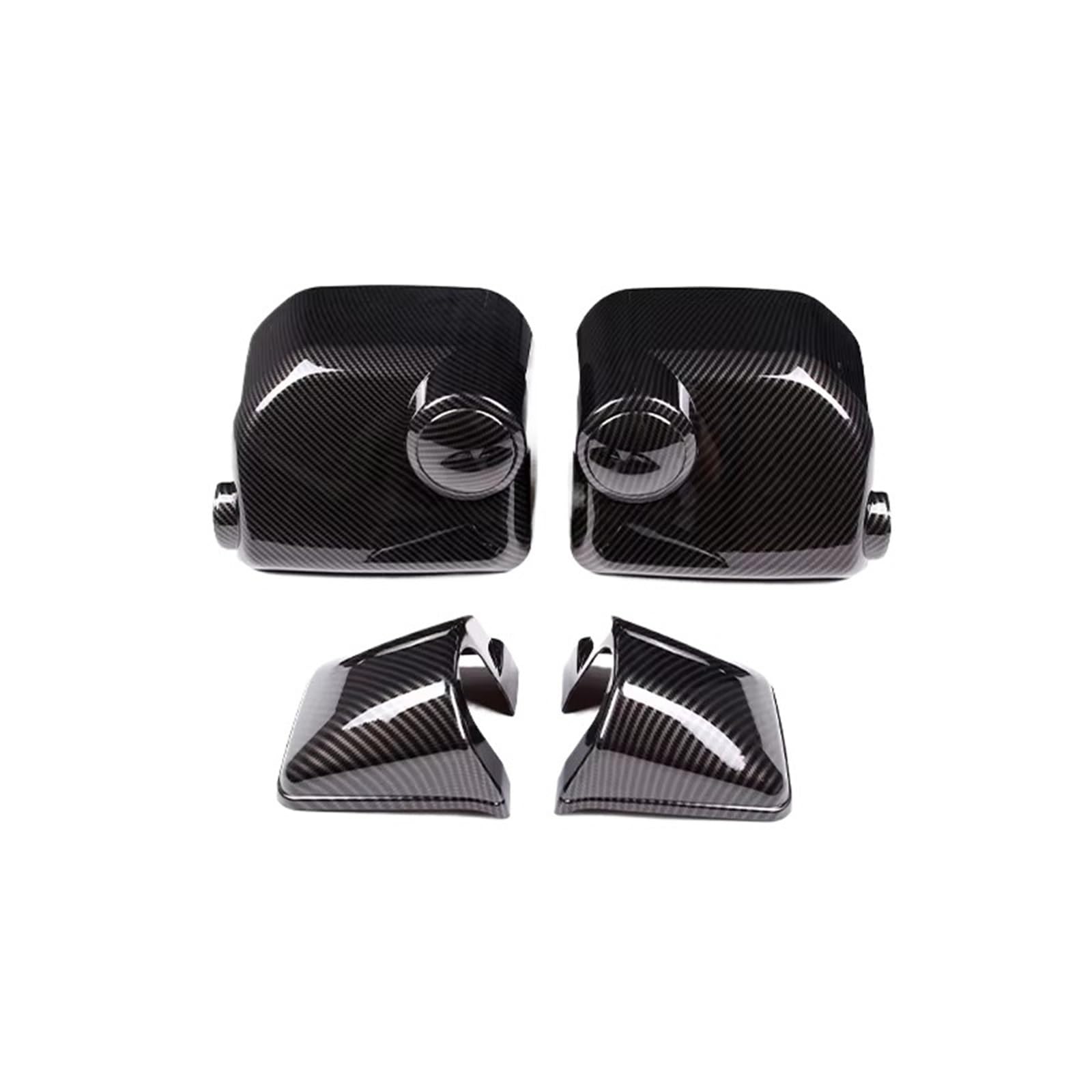 MIENAOC Autoinnendekoration Für Toyota Für FJ Cruiser 2007-2021 / ABS Carbon Fiber Auto Außenspiegel Abdeckung Dekorative Aufkleber Auto deko Innenraum(Carbon Fiber) von MIENAOC