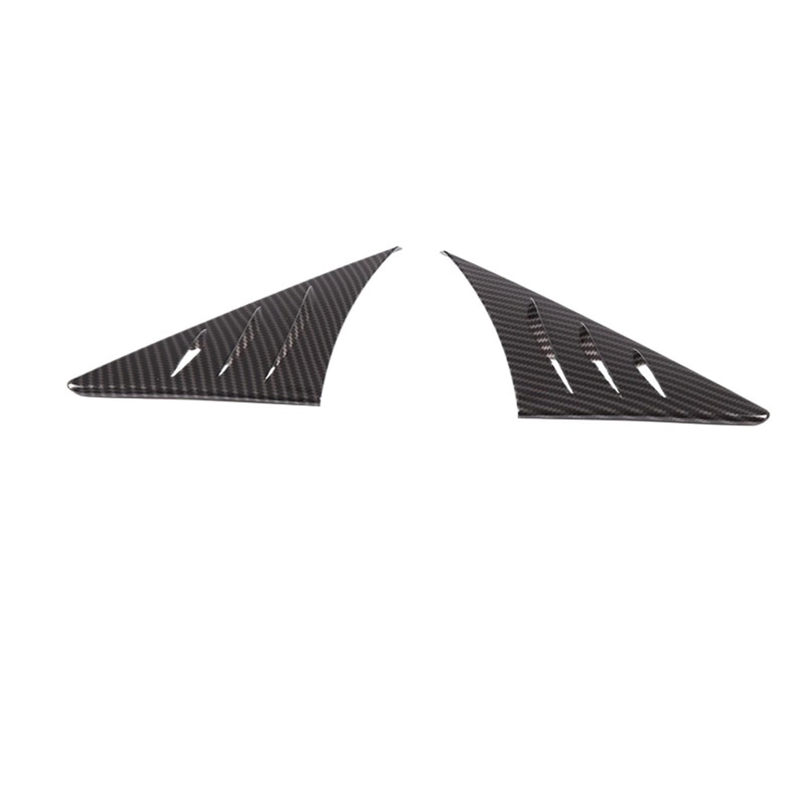 MIENAOC Autoinnendekoration Für Toyota Für GR Supra A90 2019-2022/Real Carbon Fiber Rückspiegel Seite Dreieck Spoiler Trim Dekorative Aufkleber Auto deko Innenraum(ABS Carbon Fiber) von MIENAOC