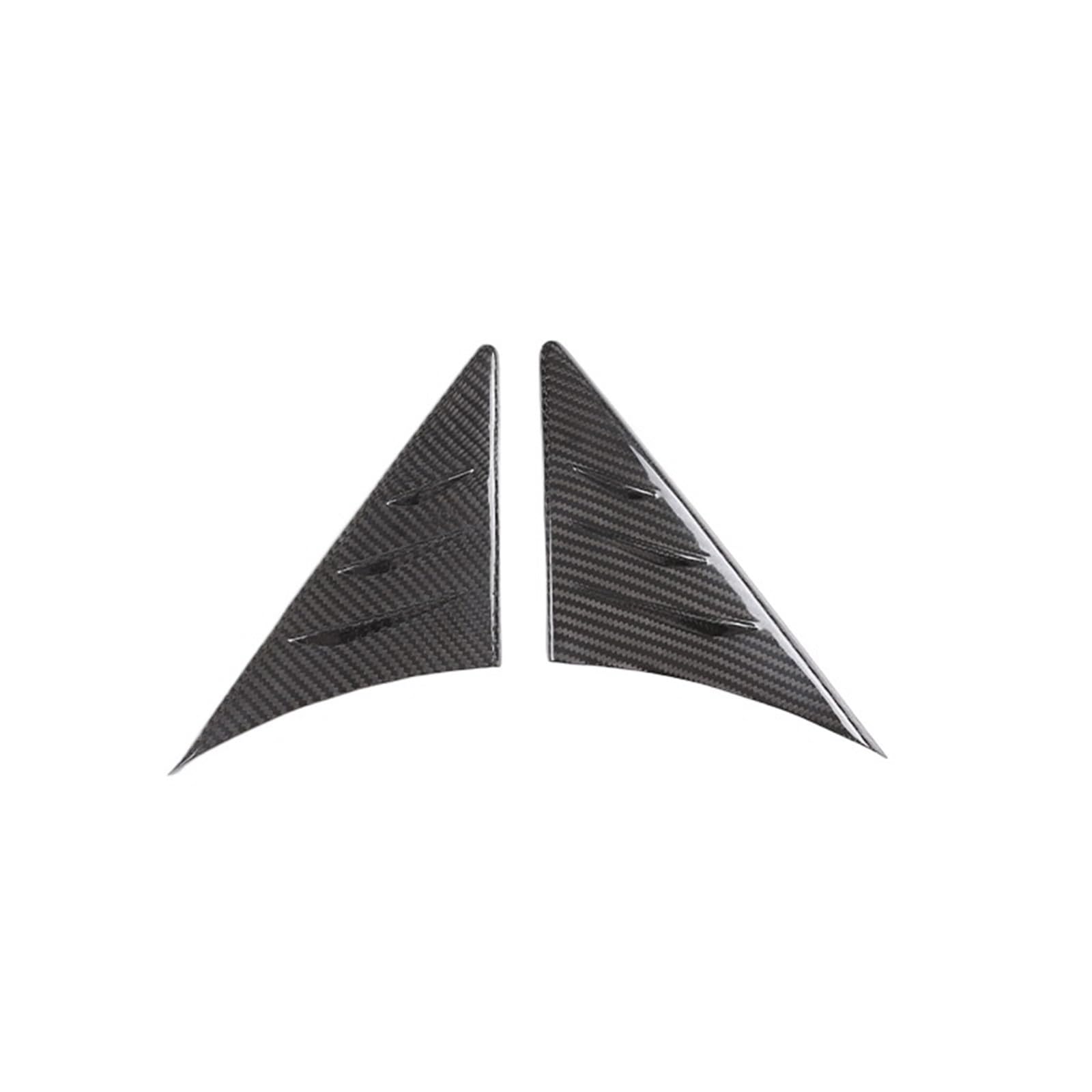 MIENAOC Autoinnendekoration Für Toyota Für GR Supra A90 2019-2022/Real Carbon Fiber Rückspiegel Seite Dreieck Spoiler Trim Dekorative Aufkleber Auto deko Innenraum(Real Carbon Fiber1) von MIENAOC
