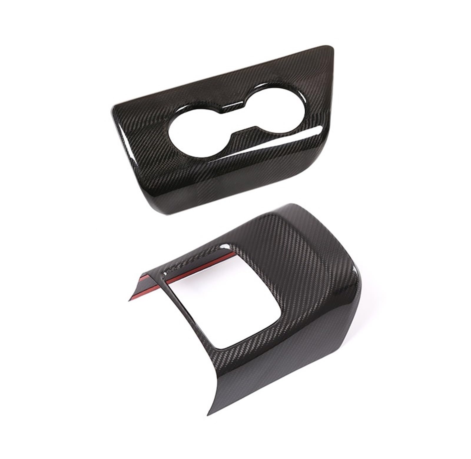 MIENAOC Autoinnendekoration Für Toyota Für GR Supra MK5 A90 2019 2020 2021 2022 / Carbon Fiber Auto Heckklappe Kofferraumabdeckung Auto deko Innenraum(Style7) von MIENAOC
