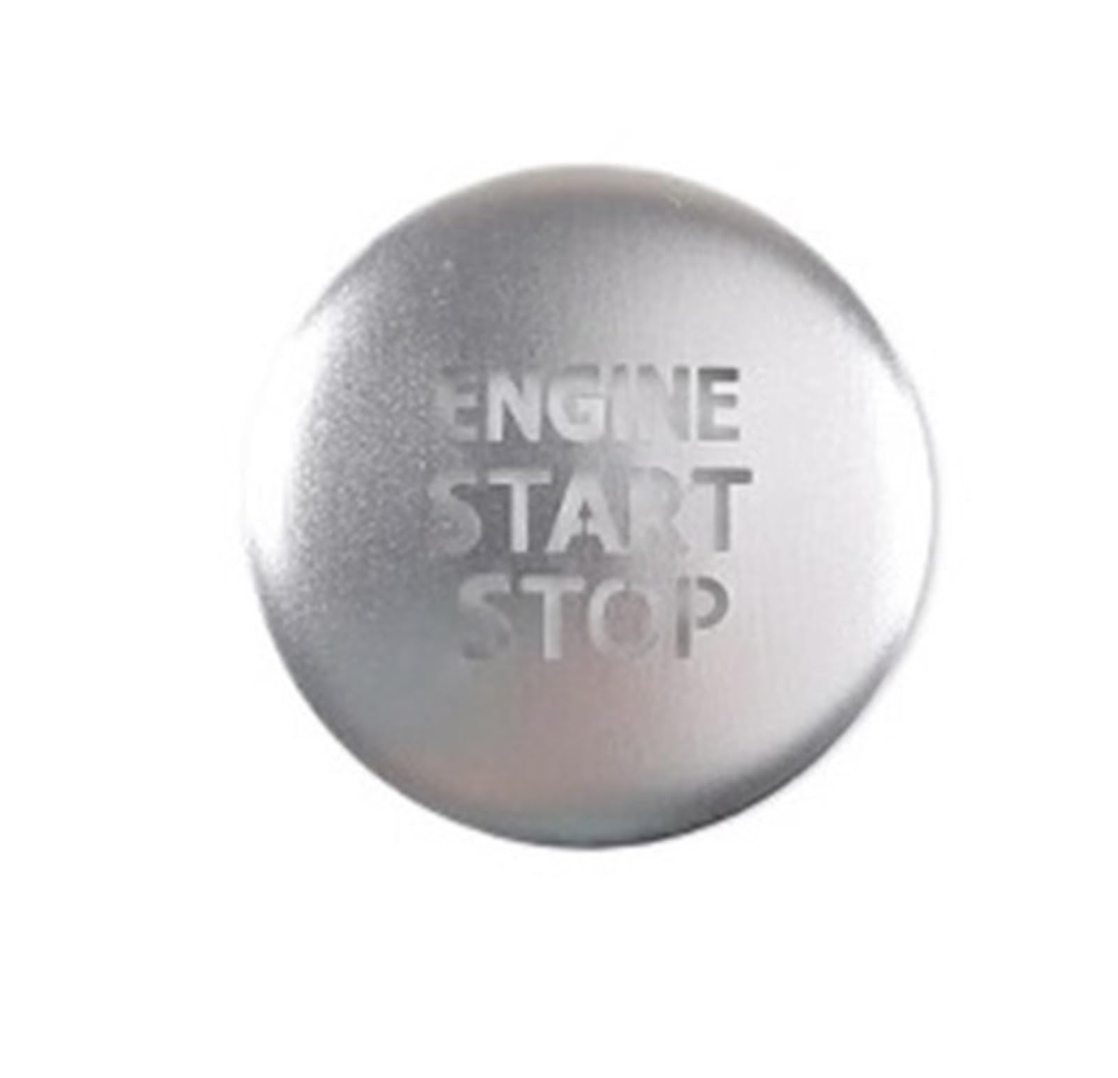 MIENAOC Autoinnendekoration Für Toyota Für Tacoma 2016-2020/Auto Konsole Motor Zündung Start Stop Schalter Push Button Abdeckung Trim Aufkleber Auto deko Innenraum(Silver) von MIENAOC