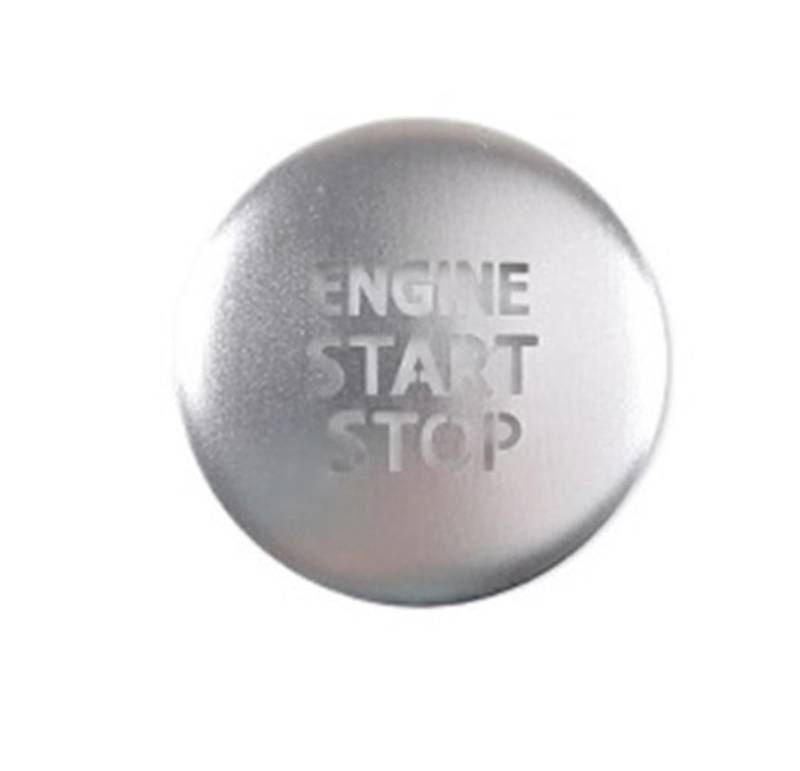 MIENAOC Autoinnendekoration Für Toyota Für Tacoma 2016-2020/Auto Konsole Motor Zündung Start Stop Schalter Push Button Abdeckung Trim Aufkleber Auto deko Innenraum(Silver) von MIENAOC