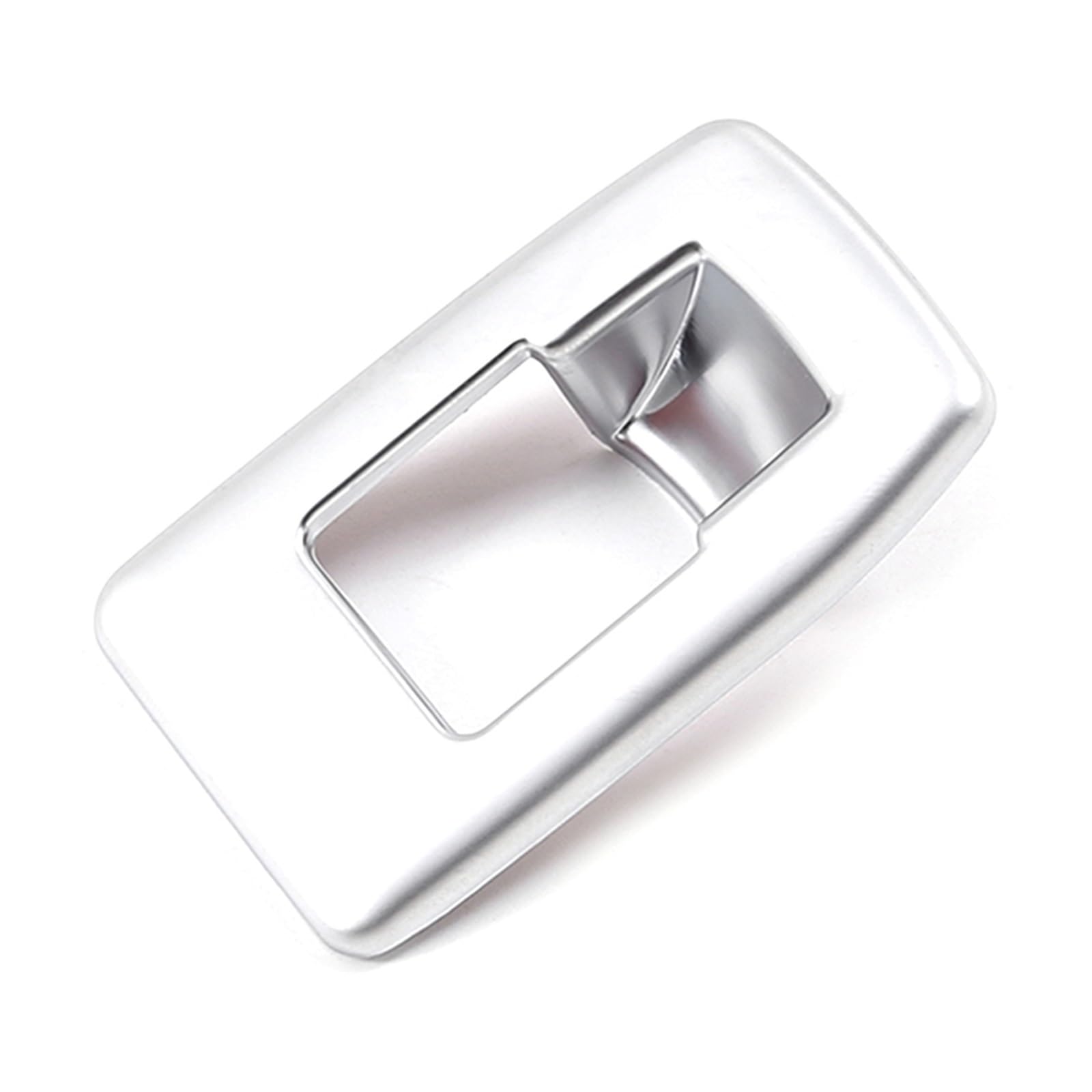MIENAOC Autoinnendekoration Für X1 U11 2023 / ABS Arbon Faser Auto Innen Heckklappe Schalter Trim Rahmen Abdeckung Trim Aufkleber Auto deko Innenraum(Silver) von MIENAOC