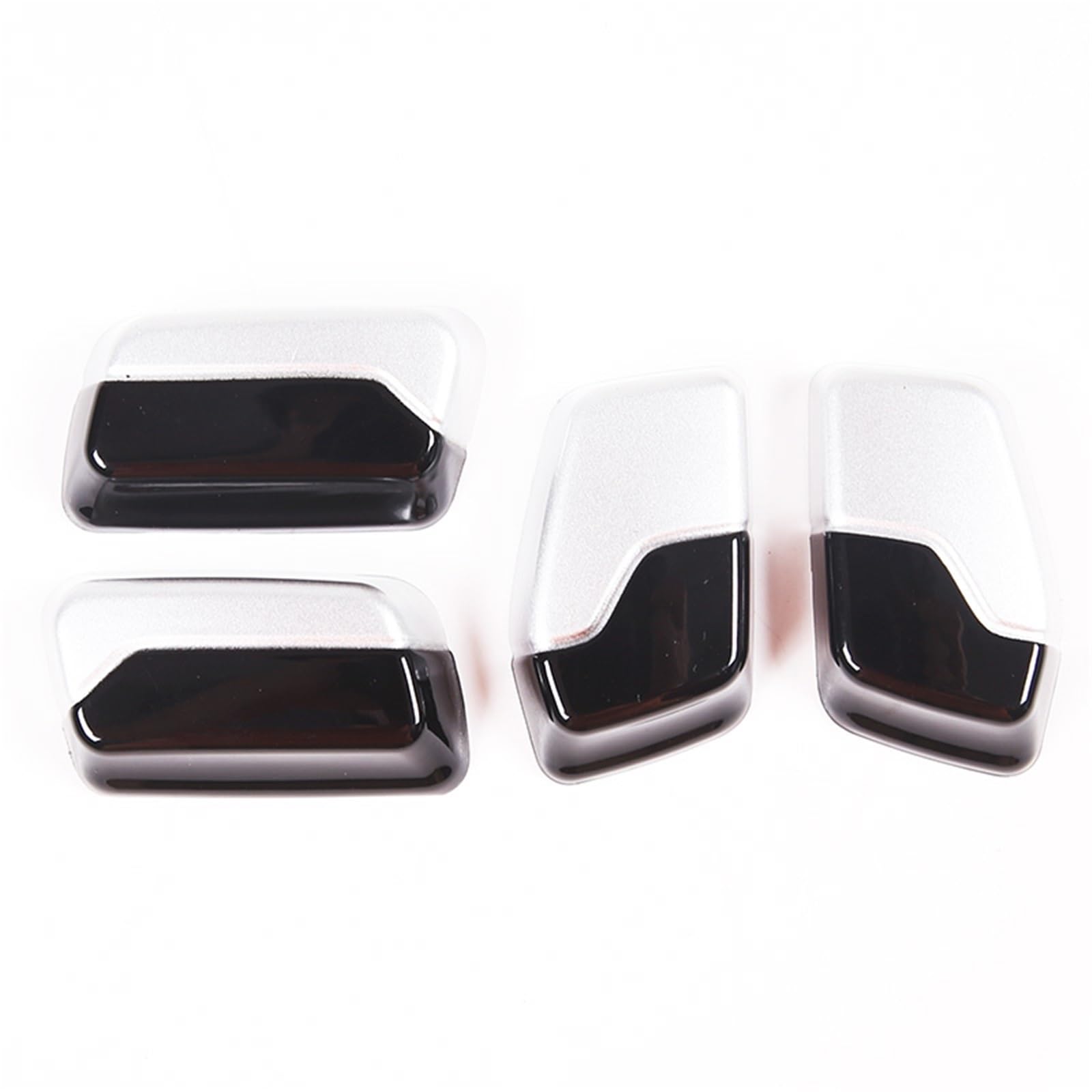 MIENAOC Autoinnendekoration Für X1 U11 2023-2024/Auto Sitz Einstellung Schalter Taste Abdeckung Aufkleber Trim Dekoration Auto Innen Auto deko Innenraum(Black Silver) von MIENAOC