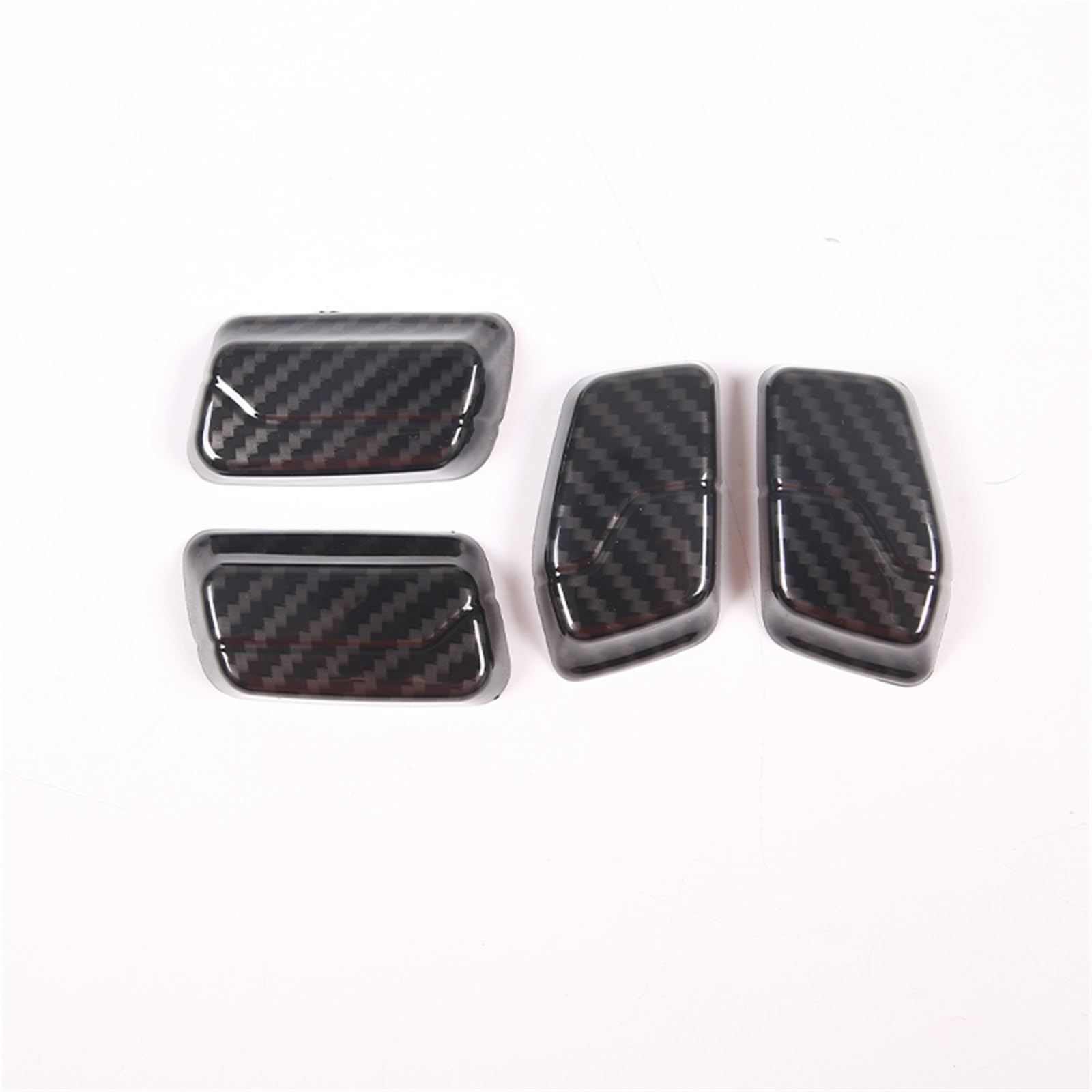 MIENAOC Autoinnendekoration Für X1 U11 2023-2024/Auto Sitz Einstellung Schalter Taste Abdeckung Aufkleber Trim Dekoration Auto Innen Auto deko Innenraum(Carbon Fiber) von MIENAOC