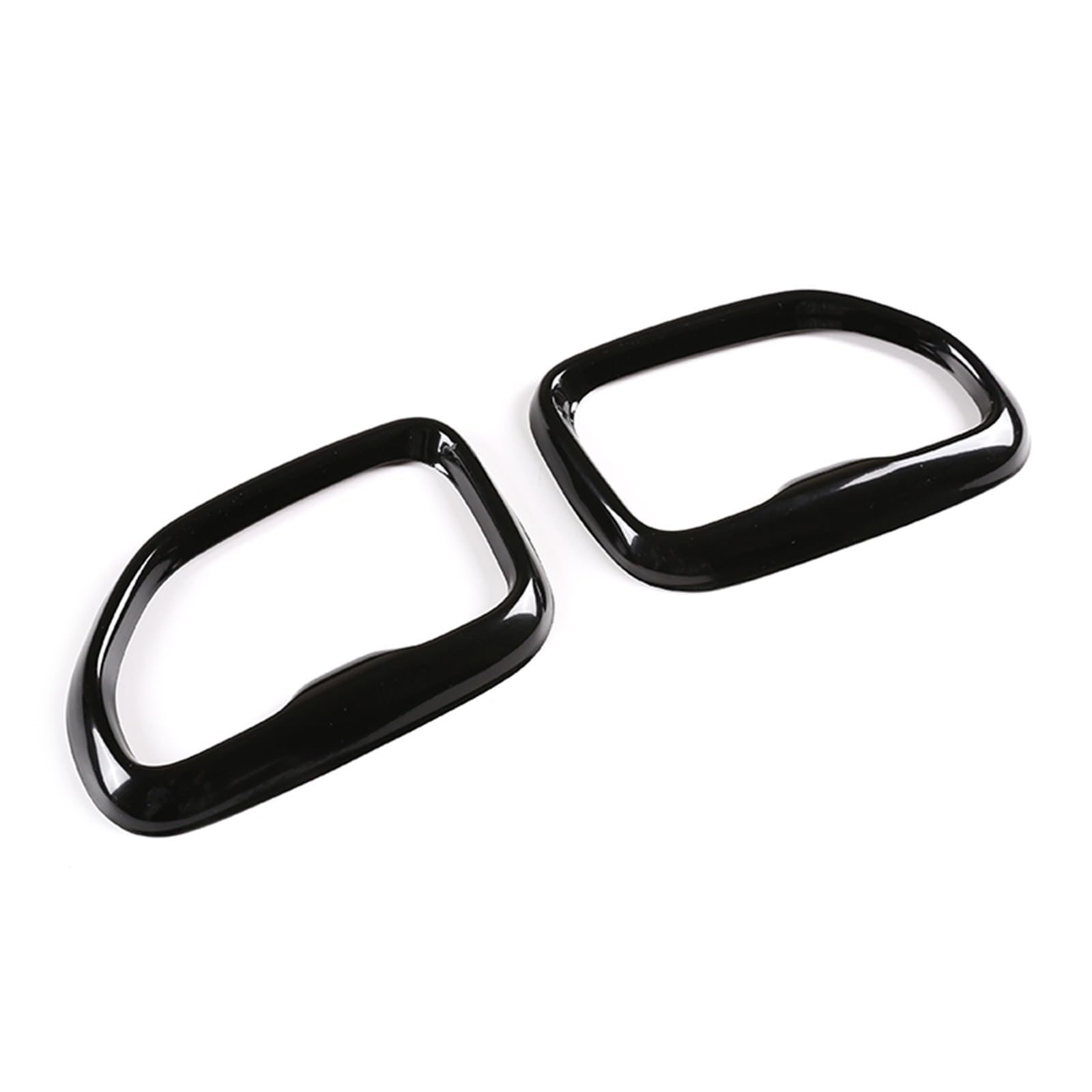 MIENAOC Autoinnendekoration Für X3 G01 X4 G02 2018-2022/Edelstahl Auto Hinten Auspuff Rohr Abdeckung Trim Schwanz Throat Rahmen Auto deko Innenraum(Style B-Black) von MIENAOC