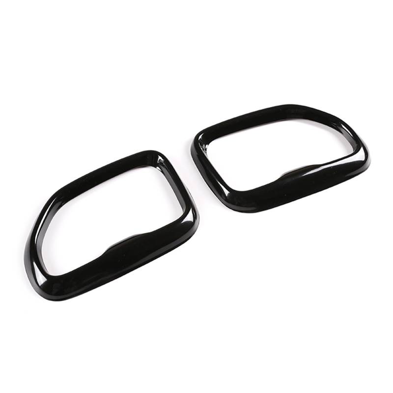 MIENAOC Autoinnendekoration Für X3 G01 X4 G02 2018-2022/Edelstahl Auto Hinten Auspuff Rohr Abdeckung Trim Schwanz Throat Rahmen Auto deko Innenraum(Style B-Black) von MIENAOC