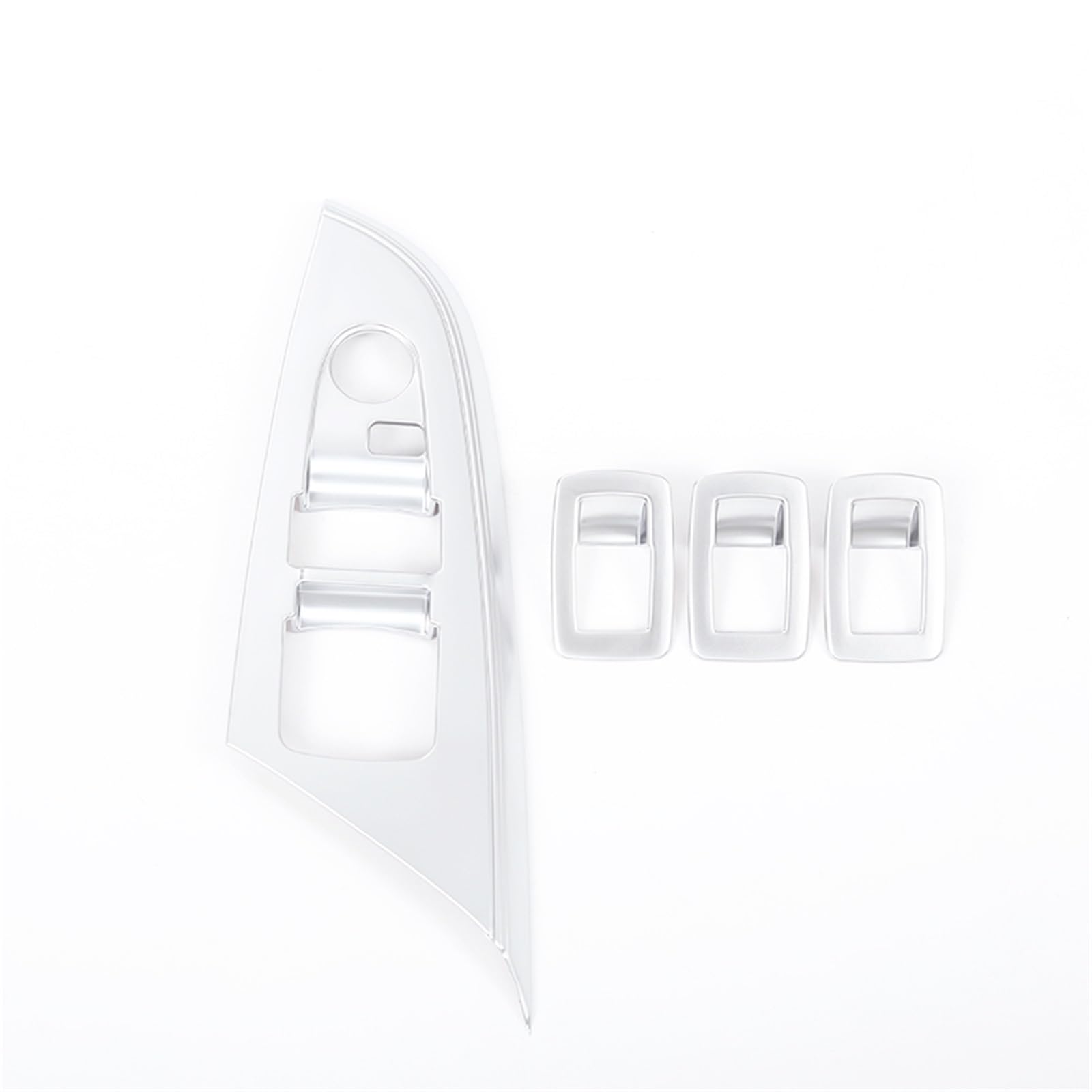 MIENAOC Autoinnendekoration Für X3 X4 F25 F26 2011-2017/Auto Fenster Glas Hebe Schalter Tasten Rahmen Dekoration Abdeckung Trim Auto Zubehör Auto deko Innenraum(Silver) von MIENAOC