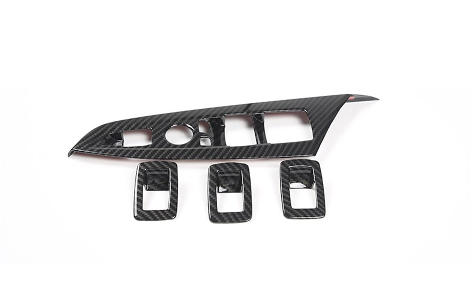 MIENAOC Autoinnendekoration Für X3 X4 F25 F26 2011-2017 / ABS Carbon Fiber Auto Interior Center Control Panel Lenkrad Tür Trim Aufkleber Auto deko Innenraum(Style3) von MIENAOC