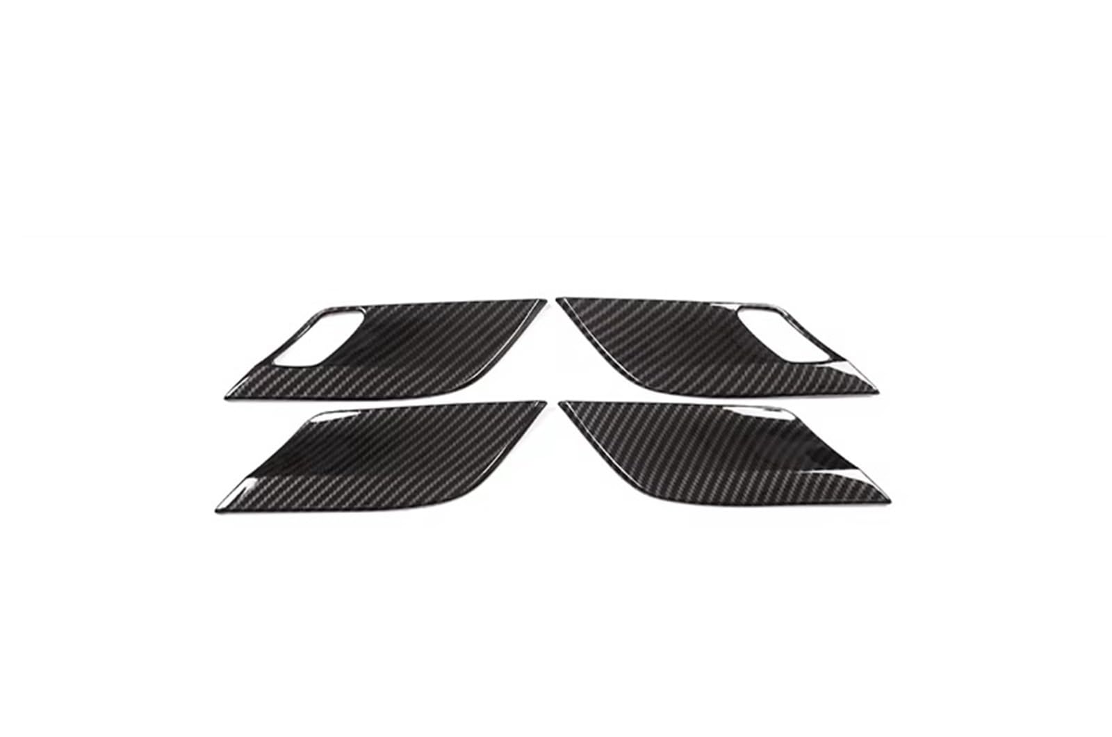 MIENAOC Autoinnendekoration Für X5 F15 X6 F16 2014-2018/Auto Tür Sicherheit Lock Schalter Taste Rahmen Griff Schüssel Abdeckung Trim Aufkleber Auto deko Innenraum(Carbon Fiber) von MIENAOC