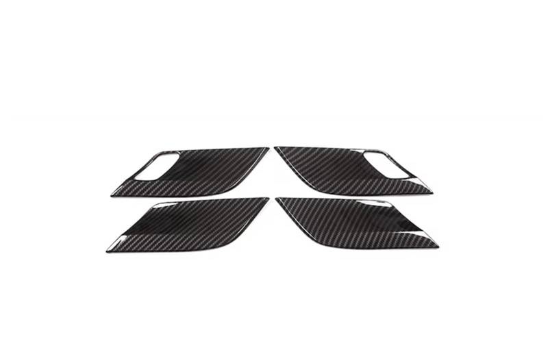 MIENAOC Autoinnendekoration Für X5 F15 X6 F16 2014-2018/Auto Tür Sicherheit Lock Schalter Taste Rahmen Griff Schüssel Abdeckung Trim Aufkleber Auto deko Innenraum(Carbon Fiber) von MIENAOC