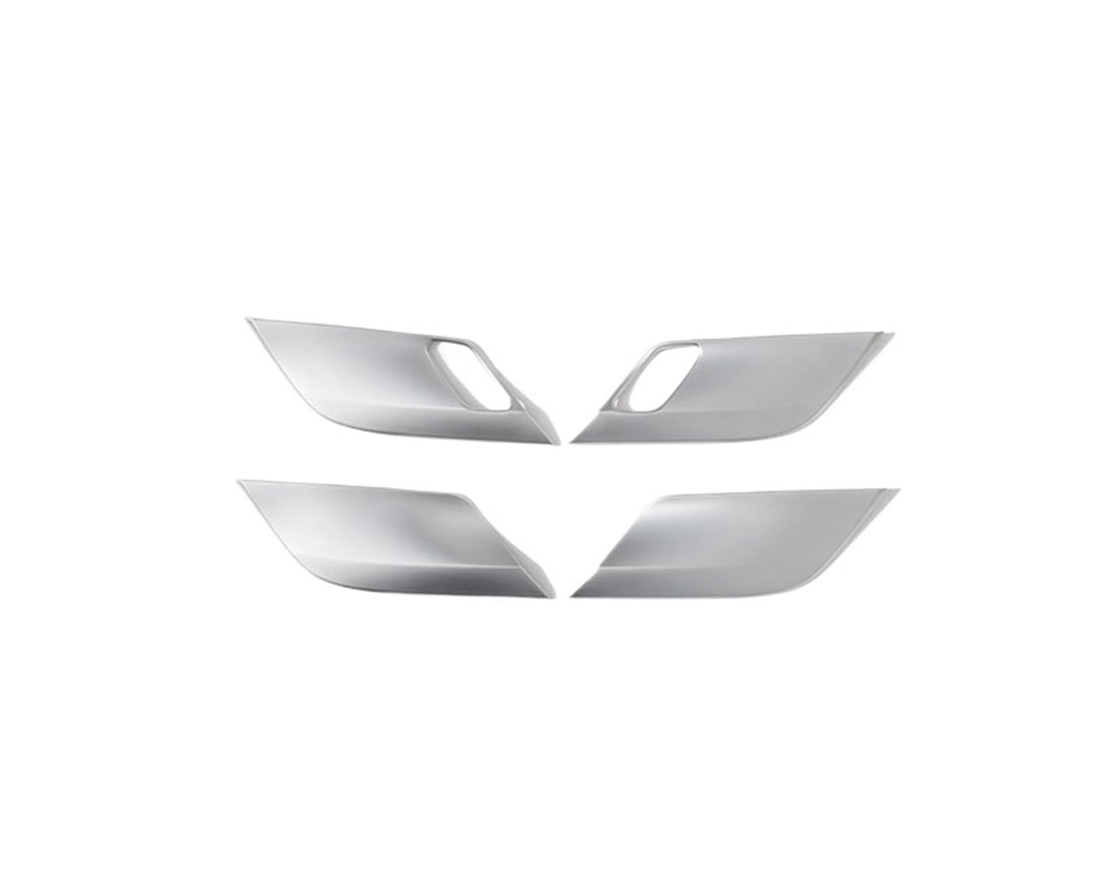 MIENAOC Autoinnendekoration Für X5 X6 F15 F16 2014 2015 2016 2017 2018 / ABS-Kohlefaser-Innentürgriffschalenverkleidung Auto deko Innenraum(Silver-B) von MIENAOC