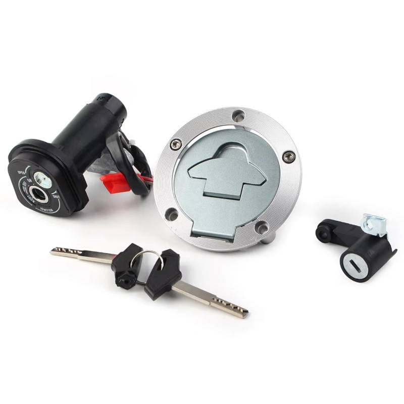 Schlüsselschalter Für R15 Für MT15 2015-2016 Motorrad Zündschlüssel Schalter Sitz Schloss Gas Abdeckung Set Motorrad Zündschloss von MIENAOC