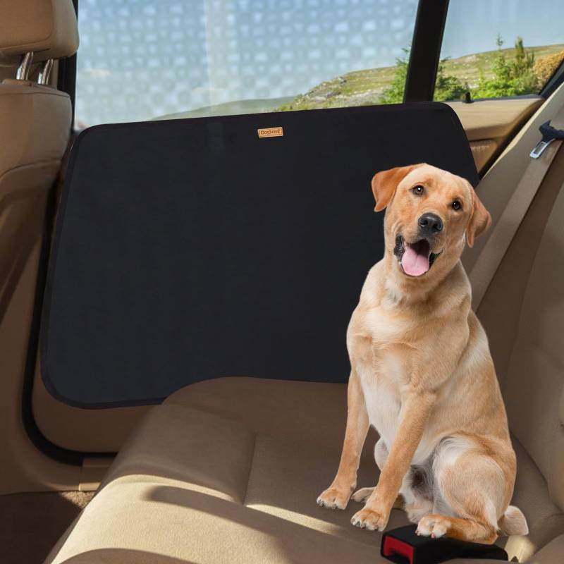 MIGHTYDUTY Türschutz Auto Hund 2 Stück/Set Wasserdicht Leicht zu reinigen Schnelle Installation Pet Dog Autotürabdeckung Geeignet für die meisten Autos （Schwarz） von MIGHTYDUTY