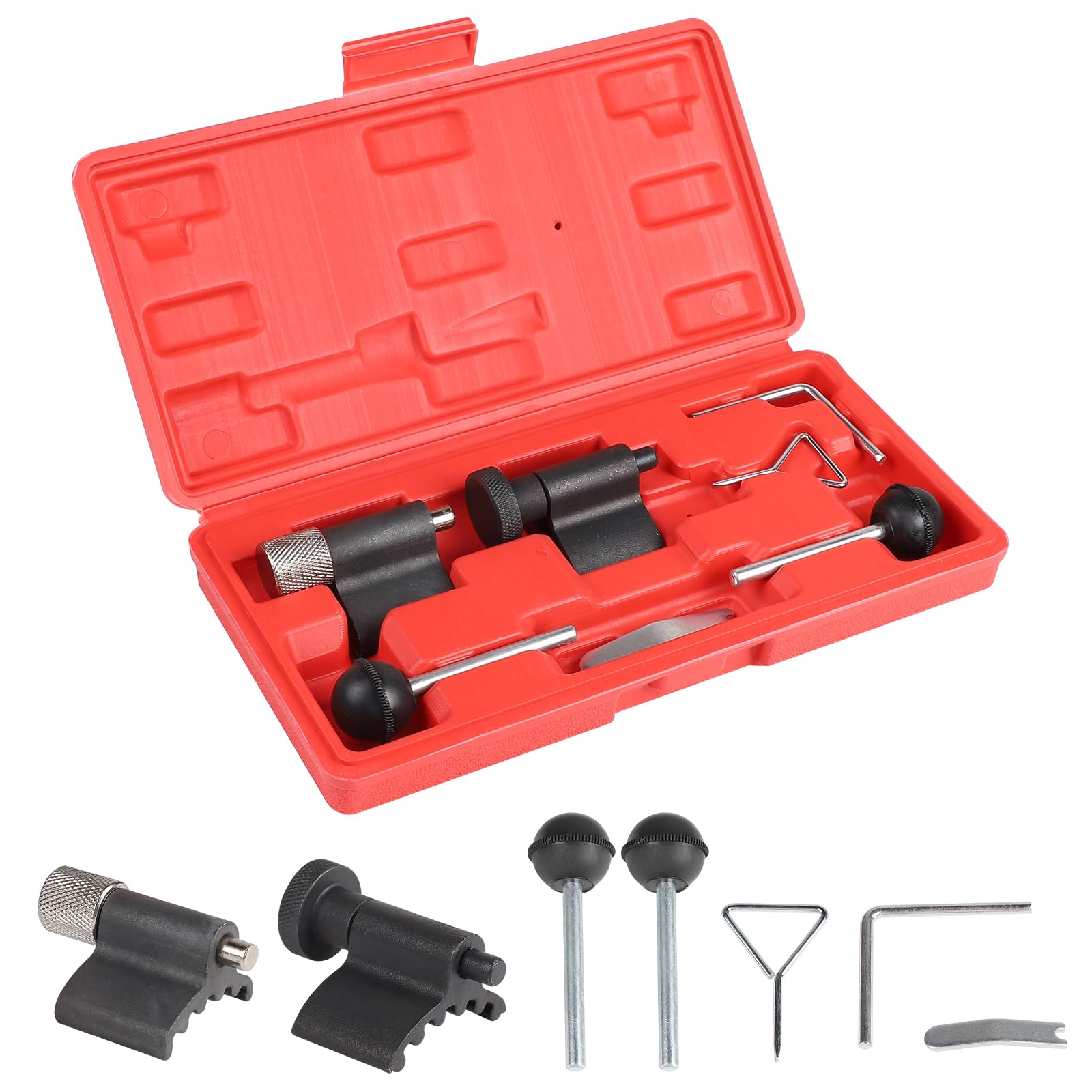 MIGUBIGU 7tlg Zahnriemen Werkzeug Set, Zahnriemen Wechsel Werkzeug, Motor Einstellwerkzeug, Arretierwerkzeug Kompatibel mit VW Audi SDI TDI 1.2, 1.4, 1.6, 1.9, 2.0, Mit Aufbewahrungsbox MIGUBIGU 7tlg Zahnriemen Werkzeug Set, Zahnriemen Wechsel Werkzeug, Motor Einstellwerkzeug, Arretierwerkzeug Kompatibel mit VW Audi SDI TDI 1.2, 1.4, 1.6, 1.9, 2.0, Mit Aufbewahrungsbox von MIGUBIGU