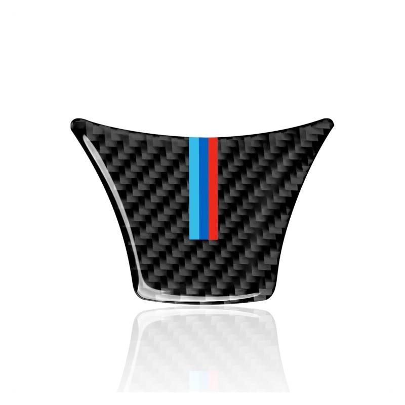 MILLAY Auto-Lenkradverkleidungsabdeckung, Carbon-Aufkleber, passend for BMW 5er 7er F10 F07 5GT F01 F02 Innenausstattung Lenkradabdeckungen von MILLAY