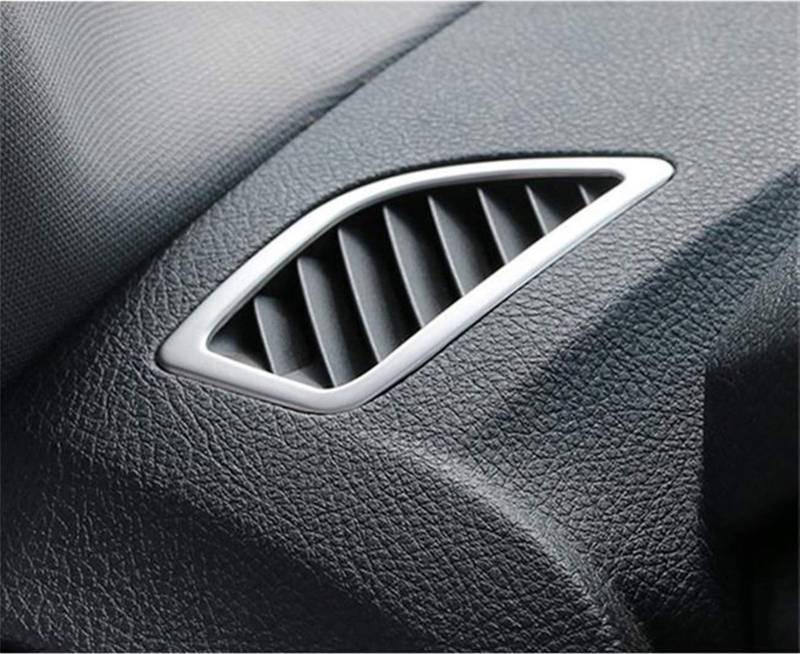 MILLAY Car Styling Armaturenbrett Klimaanlage Dosen Rahmen Dekorative Abdeckungen Aufkleber Trim Gepasst For BMW 1er F20 Zubehör Interieurleisten (Color : Stainless steel) von MILLAY