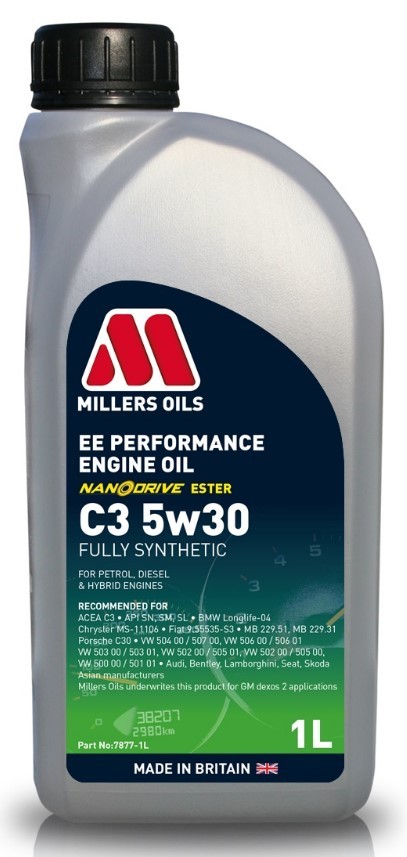 MILLERS OILS Motoröl VW,MERCEDES-BENZ,AUDI 7877-1 Motorenöl,Öl,Öl für Motor von MILLERS OILS