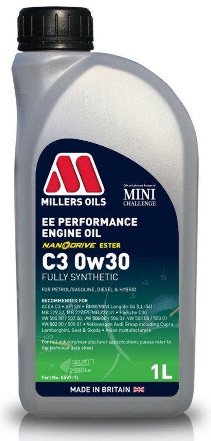 MILLERS OILS Motoröl VW,MERCEDES-BENZ,AUDI 8597-1 Motorenöl,Öl,Öl für Motor von MILLERS OILS