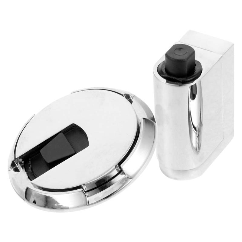 MINAOLULUS Türsaugwiderstand Stopper für Türscharniere Türstopper-Scharnier türstopper winddichter Türstopper Türblocker tragbarer Türstopper Zinklegierung Silver von MINAOLULUS