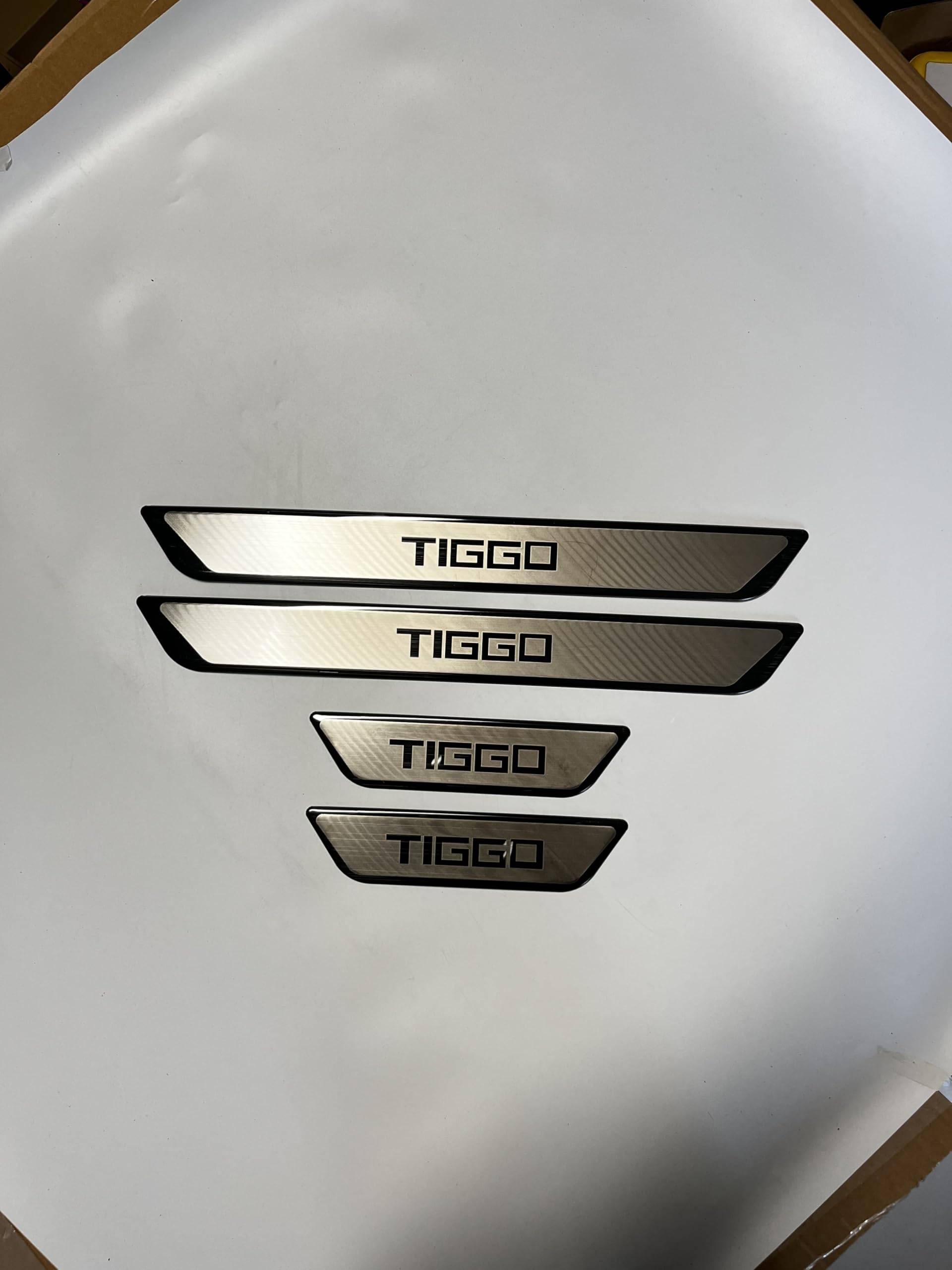 MINGFU 4 Stück Edelstahl Einstiegsleisten für Volkswagen Passat 2002-2019 2020-2022, Edelstahl Material Autotürschwellenleiste Schwellerleisten Auto Zubehör,1 von MINGFU