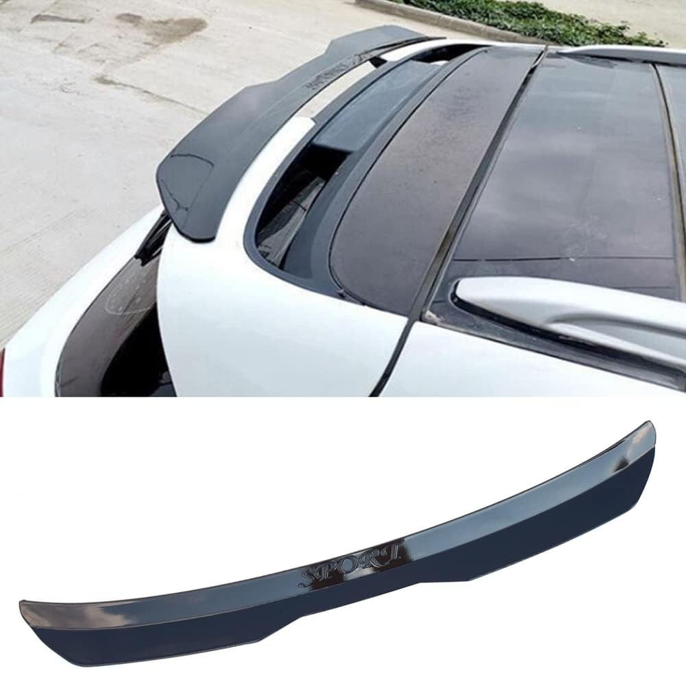 MINIKS Auto Heckspoiler Spoiler für BMW X3 (2011-2017) [F25], Schwarz, Glossy Black, Selbstklebend, Heckspoilerlippe Kofferraumspoiler Zubehör von MINIKS