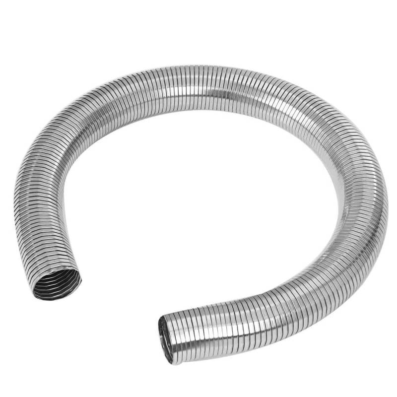Auto-Auspuff-Endrohr, 250 mm, flexibles Auspuffrohr, universeller Entlüftungsschlauch, schnelle Reparatur, Edelstahl, Rauchrohre, Auspuff-Endrohrspitze (38–42 mm) von MINIKS