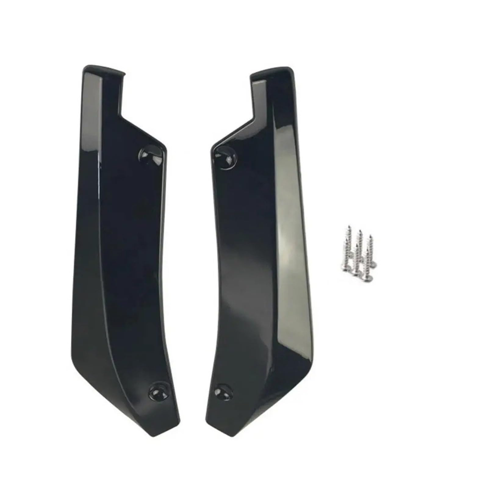 Heckspoiler 2 Stück Universal Auto Hintere Stoßstange Lip Spoiler Diffusor Splitter Scratch Protector Auto-Styling Stoßstange Streifen Kofferraum Spoiler(1) von MINIKS