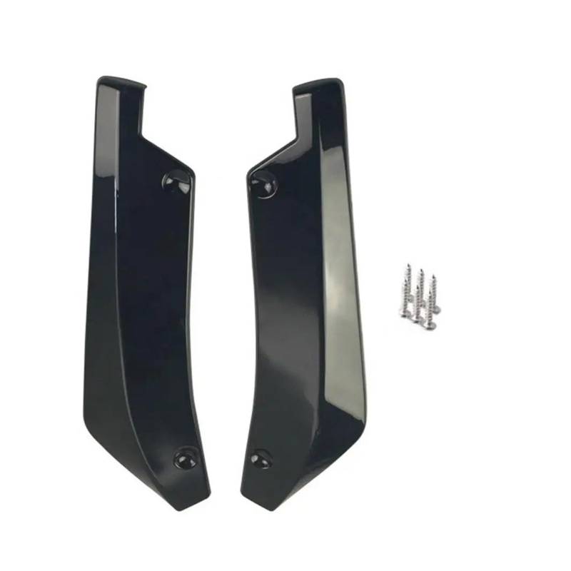 Heckspoiler 2 Stück Universal Auto Hintere Stoßstange Lip Spoiler Diffusor Splitter Scratch Protector Auto-Styling Stoßstange Streifen Kofferraum Spoiler(1) von MINIKS