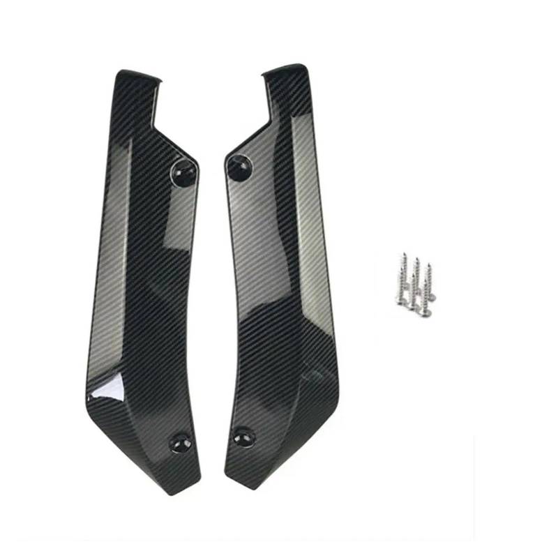 Heckspoiler 2 Stück Universal Auto Hintere Stoßstange Lip Spoiler Diffusor Splitter Scratch Protector Auto-Styling Stoßstange Streifen Kofferraum Spoiler(2) von MINIKS