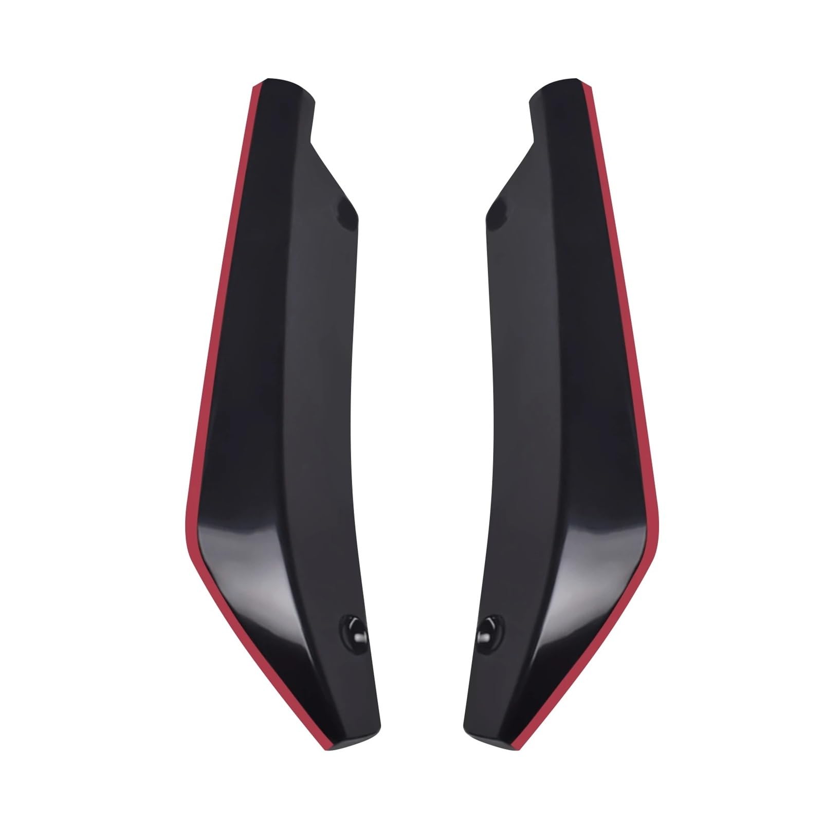 Heckspoiler 2 Stück Universal Auto Hintere Stoßstange Lip Spoiler Diffusor Splitter Scratch Protector Auto-Styling Stoßstange Streifen Kofferraum Spoiler(5) von MINIKS