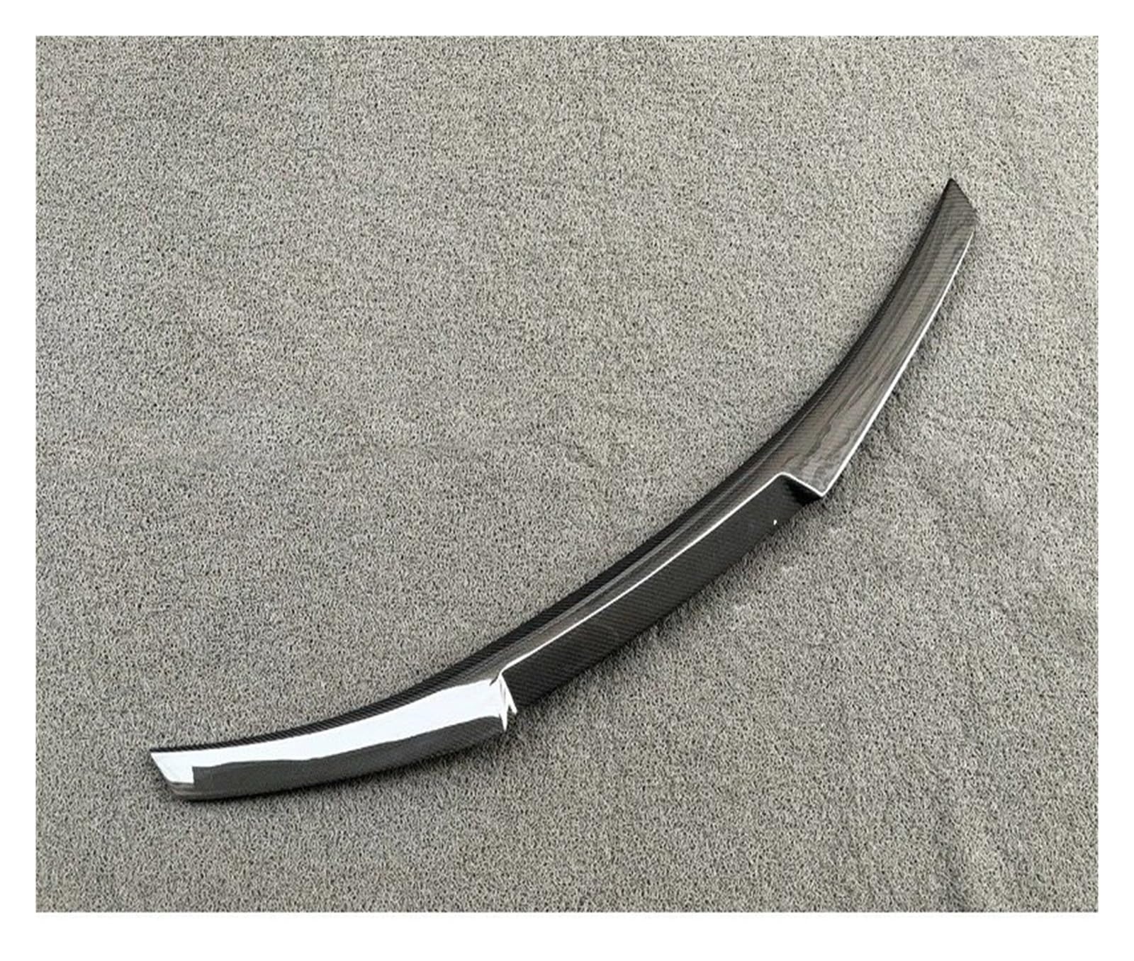 Heckspoiler FÜR A6 C8 Limousine 2019 2020 2021 2022 2023-2024 M4 Stil Carbon Fiber FRP Unlackiert Glänzend Schwarz Geschmiedet Carbon Heckspoiler Stamm Flügel Kofferraum Spoiler(FRP unpainted) von MINIKS