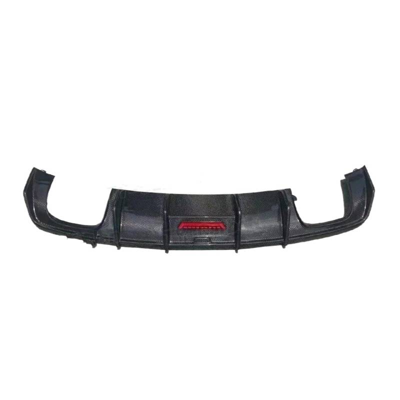 Heckspoiler Für A3 Für Sline S3 Limousine 8V.5 2014 2015-2016 Stoßstangenschutz Echtkohlefaser/FRP Matt Auto Heckstoßstange Lip Spoiler Diffusor Kofferraum Spoiler(Kohlefaser) von MINIKS