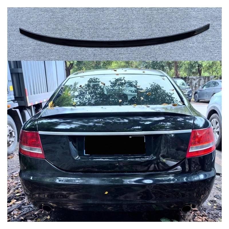 Heckspoiler Für A6 C6 2005 2006 2007 2008 2009 2010-2011 Spoiler ABS Material Primer Farbe Hinten Stamm Lip Flügel Auto Zubehör Kofferraum Spoiler(No Color) von MINIKS