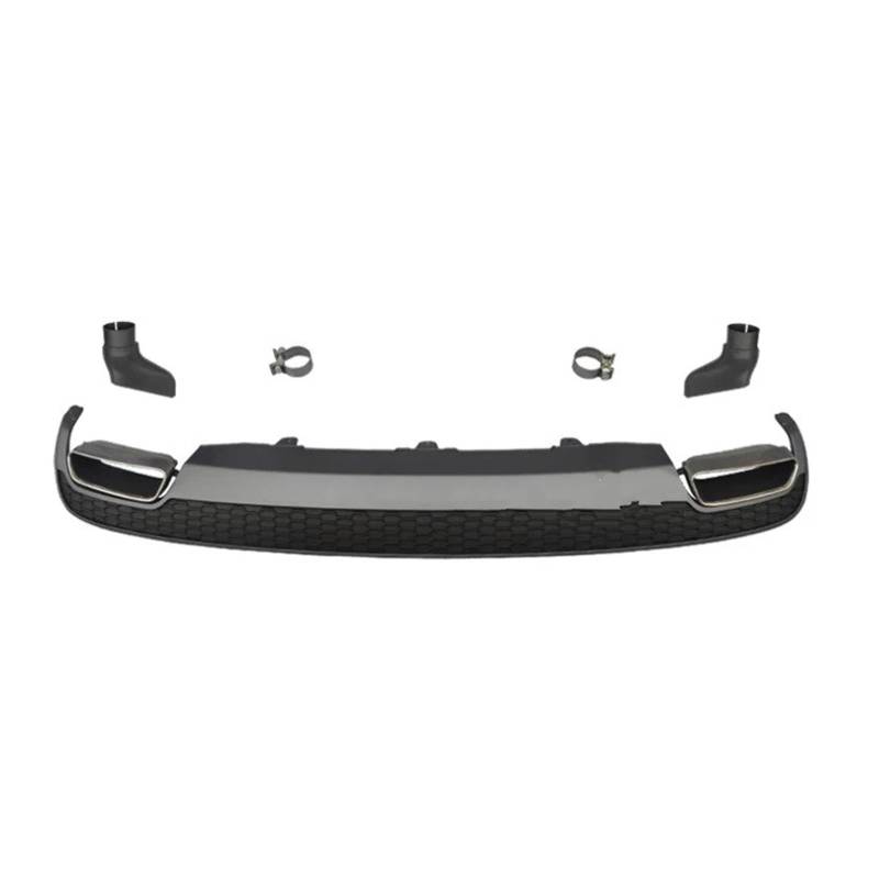 Heckspoiler Für A6 C7 2012 2013 2014-2015 Upgrade S6 Heckstoßstangendiffusor Autoteile S6 Style Heckstoßstangenlippe Kofferraum Spoiler(01) von MINIKS