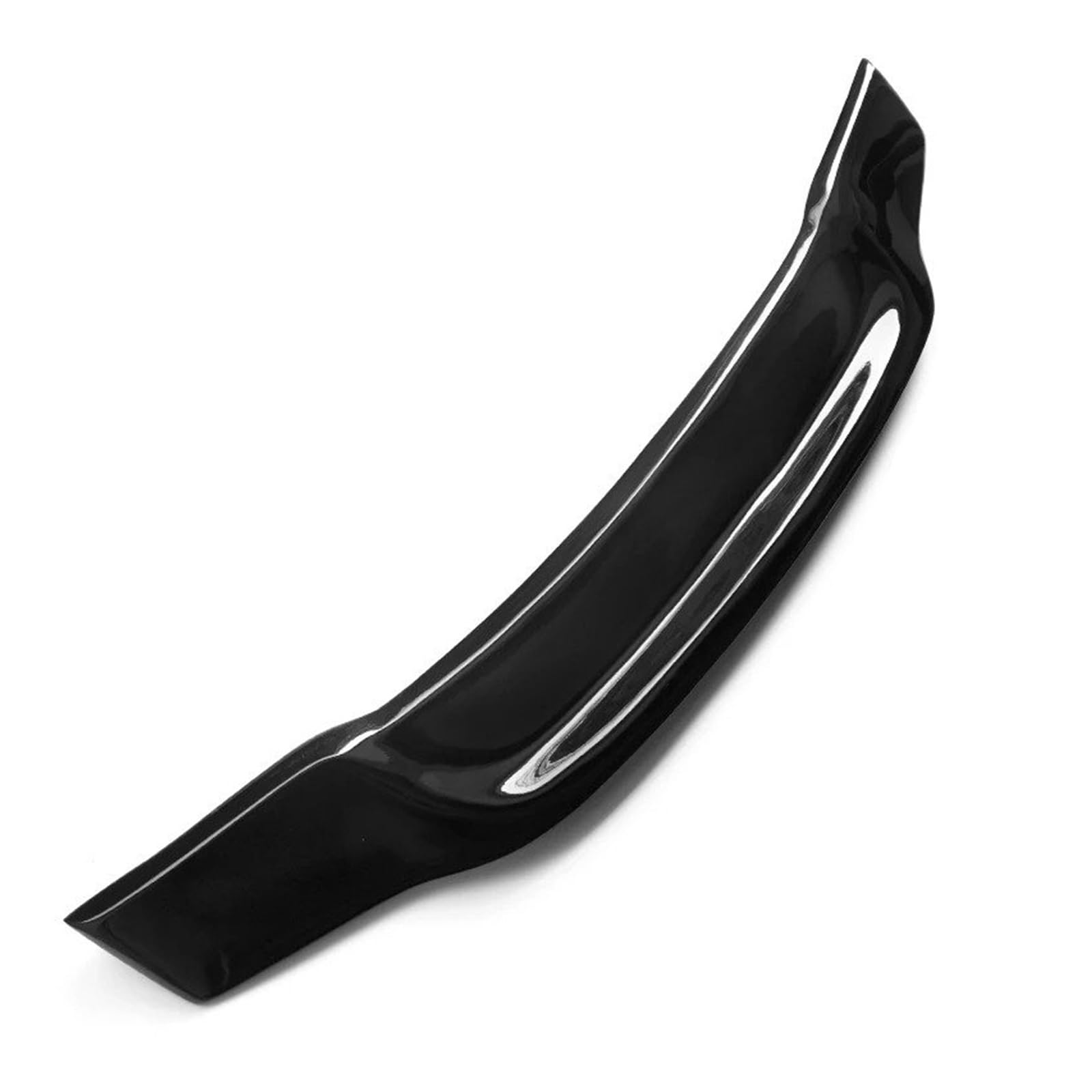 Heckspoiler Für Benz W212 E200 E260 E300 E350 E400 E500 2009-2013 4-türige Limousine Heckspoiler Carbon Heckspoiler R Style Spoiler Kofferraum Spoiler(Gloss Black) von MINIKS