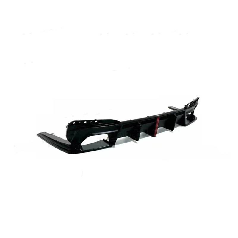 Heckspoiler Für G30 G38 Für Sport 520i 530i 540i Limousine Vten 2017-2023 PP Schwarz 3piece Heckstoßstangendiffusor Lippenspoiler Mit Lichtdiffusor Kofferraum Spoiler(Diffuser) von MINIKS