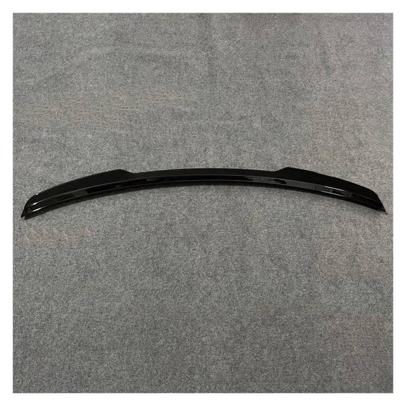 Heckspoiler Für Q8 Für S-Line 2018- Heckspoilerverlängerung ABS-Kunststoff Schwarz Glänzend Autoheckkofferraumflügel Universalspoiler Heckdachlippenspoiler Kofferraum Spoiler(Middle ROOF Black) von MINIKS