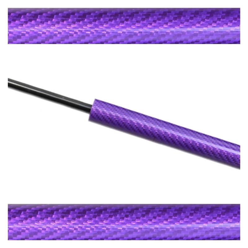 Motorhauben Gasfeder 1 Stück Für VW Für Passat B6 2005-2010 Front Haube Motorhaube Gas Strut Frühling Lift Unterstützung Stoßdämpfer Carbon Fiber Rod Dämpfer Gasdruckfeder(Purple Carbon Fiber) von MINIKS
