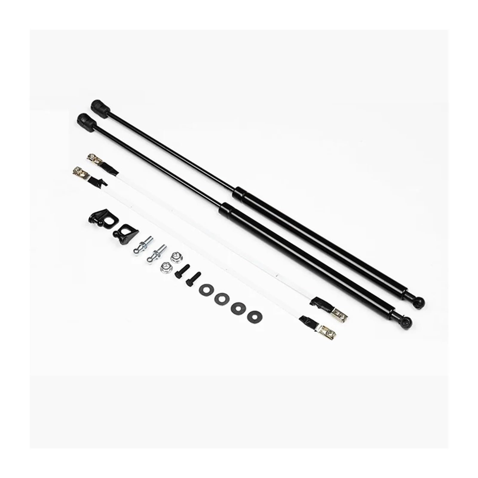 Motorhauben Gasfeder Auto-Styling Refit Motorhaube Haube Gas Shock Hubstrebe Bars Unterstützung Stange Zubehör Für Haval H5 2023 2024 Gasdruckfeder(Schwarz) von MINIKS