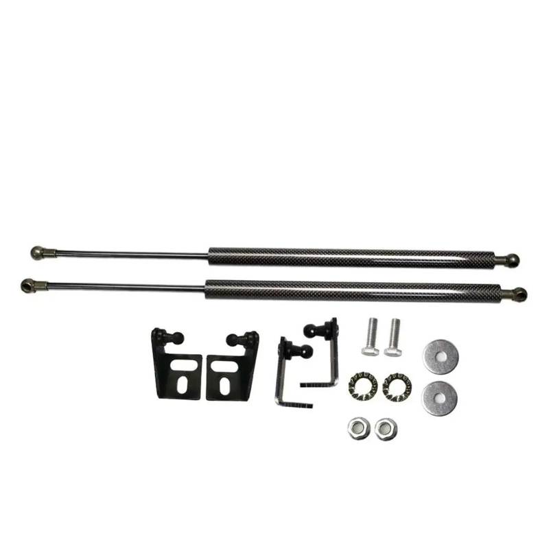 Motorhauben Gasfeder Dämpfer Absorber Für Ford Für Kuga Für Escape C394 2008-2012 Front Motorhaube Haube Ändern Gas Streben Lift Unterstützung Schock Gasdruckfeder(Black Carbon Fiber) von MINIKS