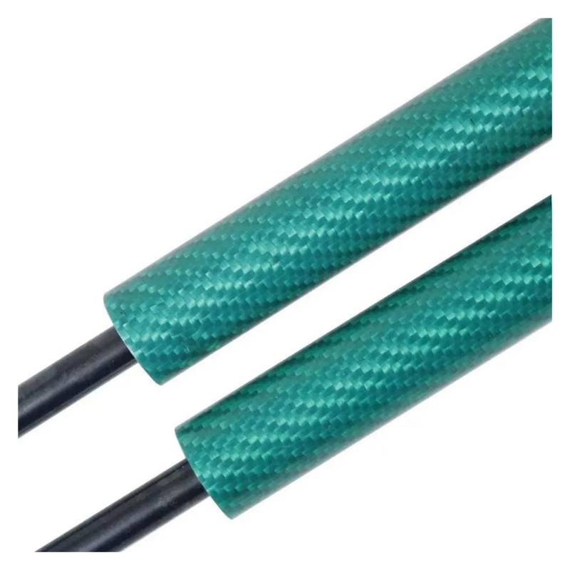 Motorhauben Gasfeder Front Hood Dämpfer MB843869 MB843870 Für Mitsubishi 3000GT 1990-2000 Stealth Motorhaube Lift Unterstützung Strut Stoßdämpfer Kolbenstangen Gasdruckfeder(Green Carbon Fiber) von MINIKS