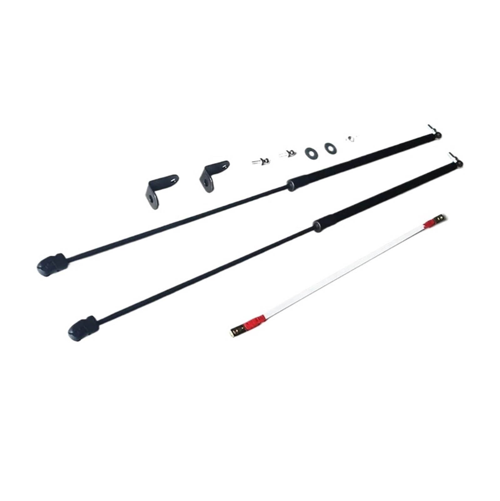 Motorhauben Gasfeder Front Hood Gas Streben Stoßdämpfer Lift Unterstützt Auto Styling Zubehör Für Haval H6S/H6 GT 2022 2023 2024 2025 Gasdruckfeder(Schwarz) von MINIKS