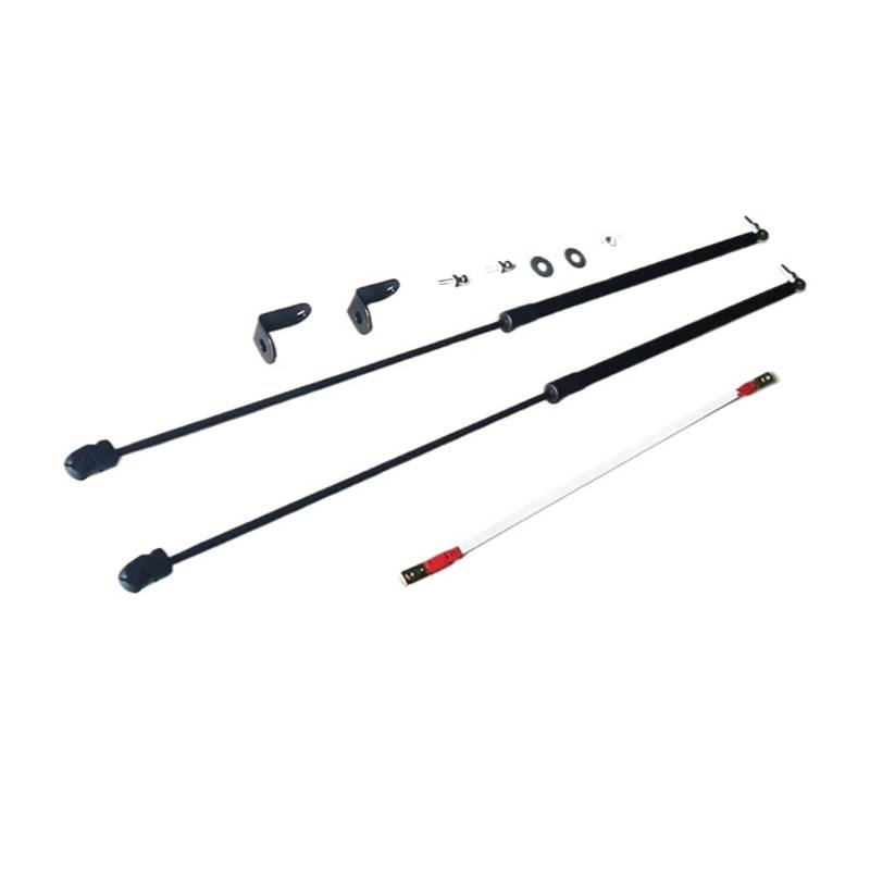 Motorhauben Gasfeder Front Hood Gas Streben Stoßdämpfer Lift Unterstützt Auto Styling Zubehör Für Haval H6S/H6 GT 2022 2023 2024 2025 Gasdruckfeder(Schwarz) von MINIKS