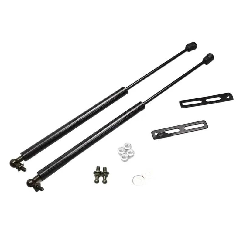 Motorhauben Gasfeder Für 2013-2020 Für Suzuki Für SX4 Für S-Cross (JY) 2. Front Honnet Hood Lift Unterstützt Gas Streben Schocks Dämpfer Absorber Prop Rod Gasdruckfeder(Black Carbon Fiber) von MINIKS