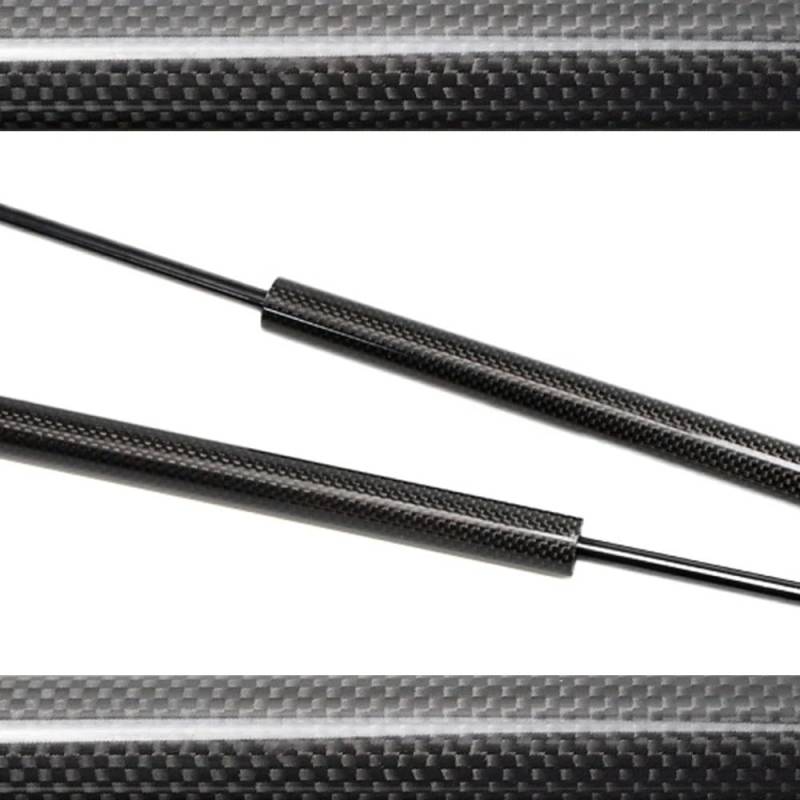 Motorhauben Gasfeder Für Cupra Für Formentor 2020-2023 Front Motorhaube Motorhaube Modifizieren Kohlefaser Gasdruckfedern Hubunterstützung Stoßdämpfer Zubehör Absorber Gasdruckfeder(Black carbon fiber von MINIKS